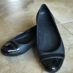 CROCS black flats